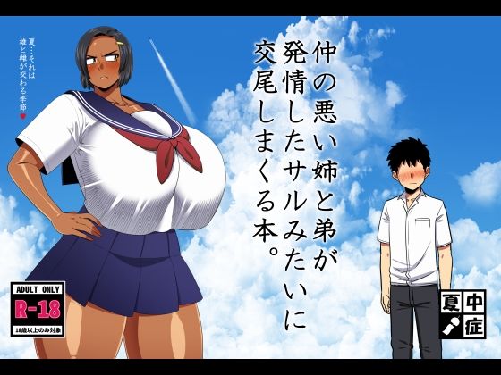 仲の悪い姉と弟が発情したサルみたいに交尾しまくる本。 メイン画像